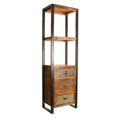 Shoreditch Alcove Bookcase With Drawers - The Orchard Home and Gifts